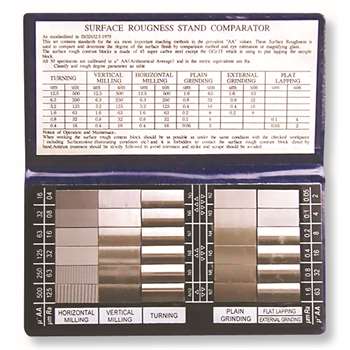 mhc 表面光洁度比较块 30 specimens 7/8x3/8 630-9900 套 30个/套