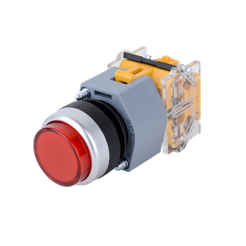 西门子二工 22mm高位圆形按钮 la39-b2-11t/w-h